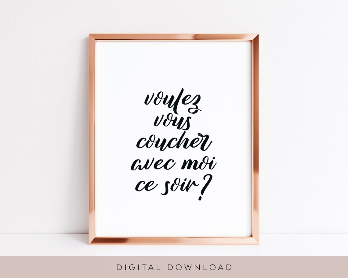 Voulez Vous Coucher Avec Moi Ce Soir Moulin Rouge Print cita | Etsy - Voulez Vous Coucher Avec Moi Ce Soir Parole