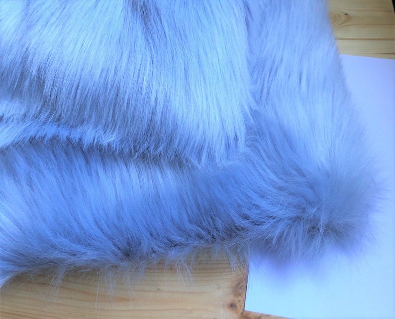 Faux Blue Arctic Fox Fur Artificial Blue Fur Imitation Fox Fur Fur