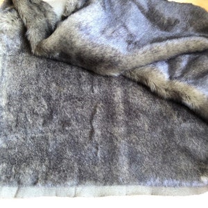 Faux Fur Green Wolf Fur Fabric Green Wolf for Needlework Toys Clothes Decoration Carnival Costumes