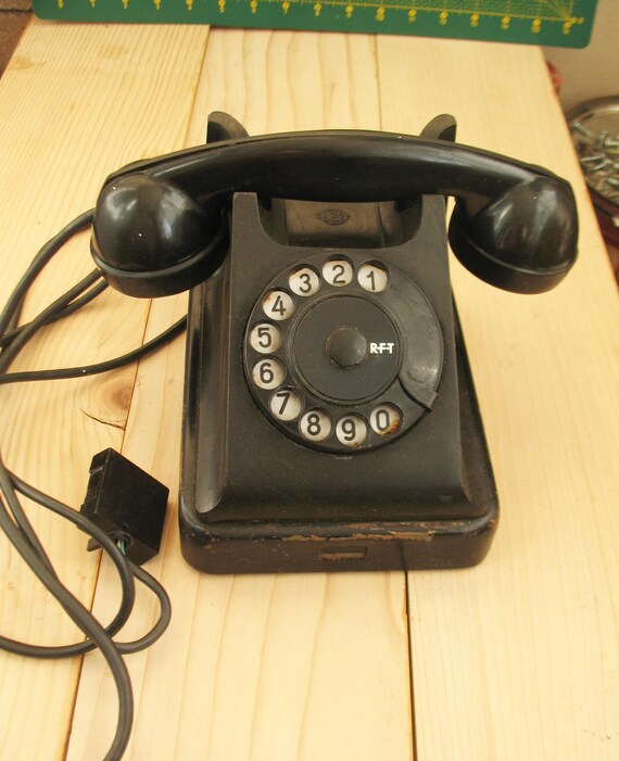 Vintage Phone Rotary Phone Antique Telephone Industrial Decor Etsy image 0 - Vintage Phone Rotary Phone Antique Telephone Industrial Decor Etsy