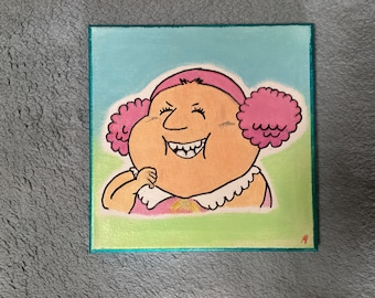 Big Momma-Een stuk oliepastel kunst