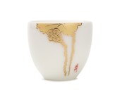 Best Ceramics Host 39 s Cup Porcelain Single Tea Cup Golden Manual Painting Teacup