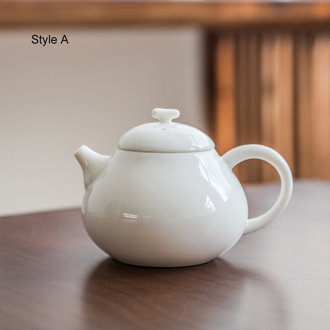Best Ceramics White Porcelain Teapot Japanese Style Tea Maker Etsy
