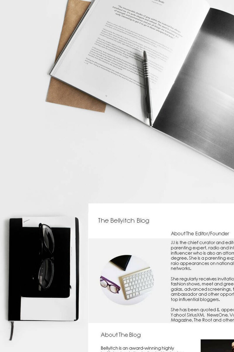 Blog Media Kit Template, Blogger Media Kit, Mediat Kit Template, Media Kit Form, Marketing Form Powerpoint image 1