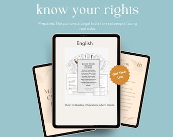 Know your rights cards