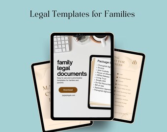 Legal Templates for Families