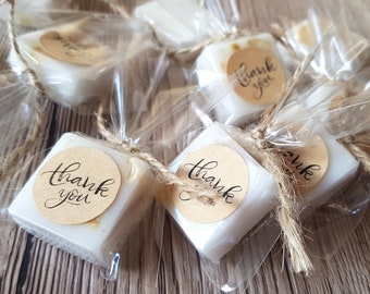 10-60 pcs Oatmeal Mini soaps handmade Thank you favors Mini soap bars wedding shower favors Natural Wedding soap Set Lavender weddings