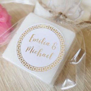 50-500 piezas de pegatinas doradas personalizadas, pegatinas de agradecimiento para recuerdos de boda, pegatinas florales para boda, pegatinas para despedida de soltera