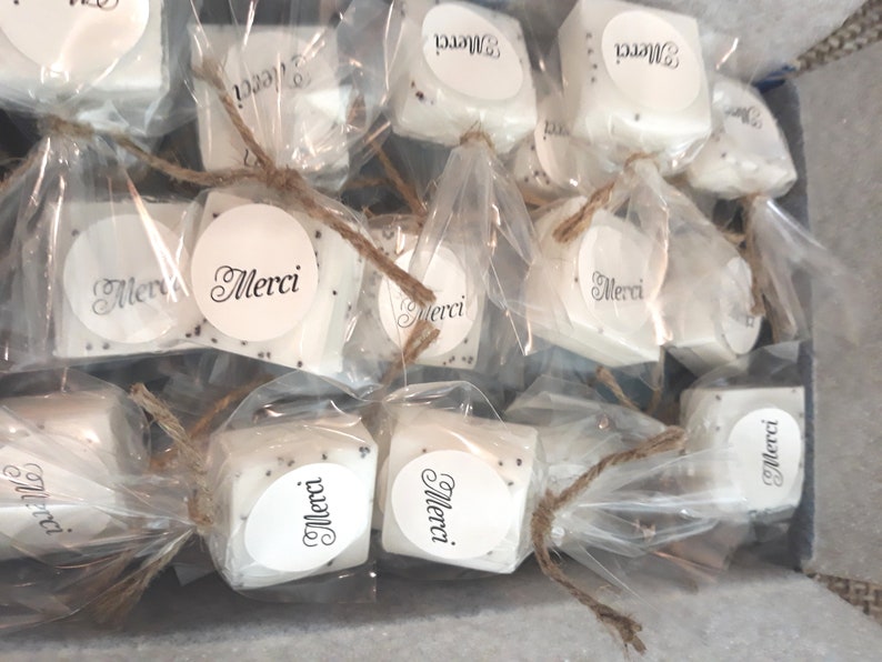 images Rustic Bridal Shower Party Favors 10 70 pcs merci soap handmade favors
