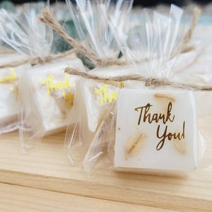 50 pcs Mini Oatmeal soaps handmade Thank you favors Mini soap bars wedding shower favors Natural Wedding soap Set