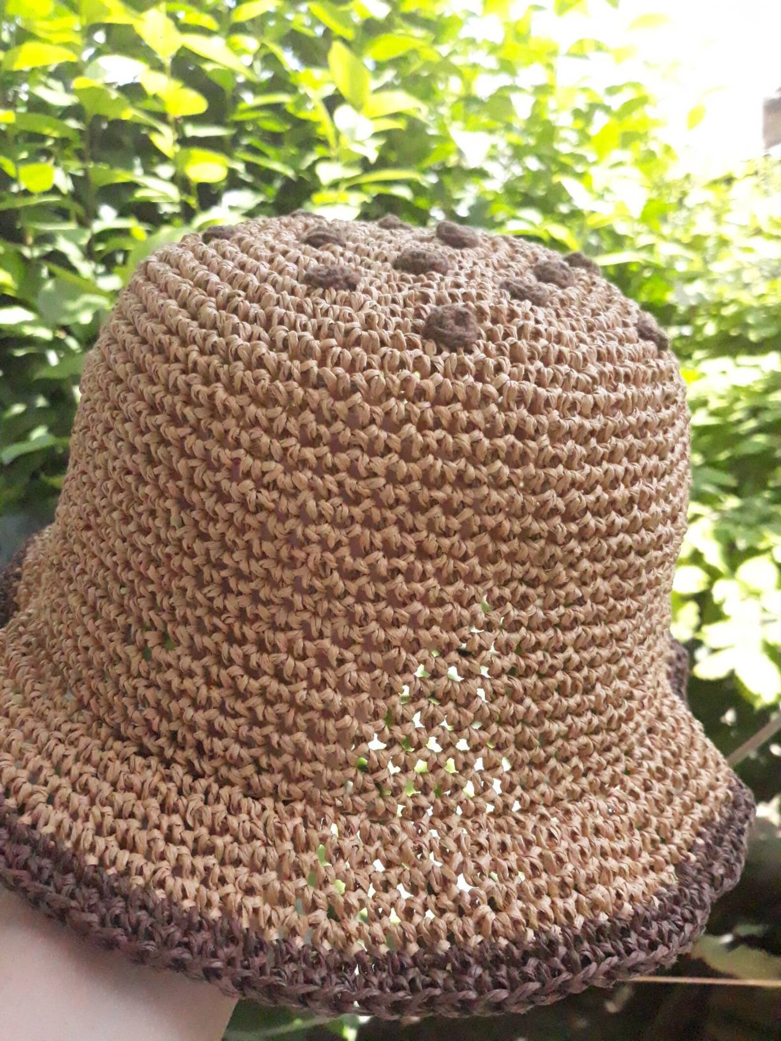 Chocolate Chips Cookies Straw Hat, Bucket Hat, Gardening Hat, Summer