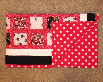 Edredón ~ Mickey y Minnie Mouse ~ Manta ~ Decoración del hogar - Regalo del Día de la Madre