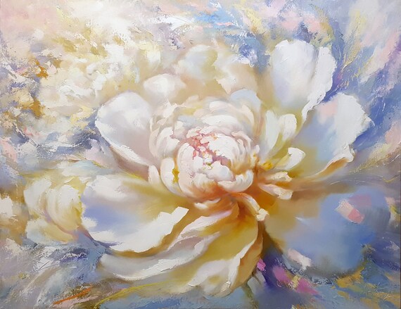 Tableau orchidée blanche - Décoration murale florale