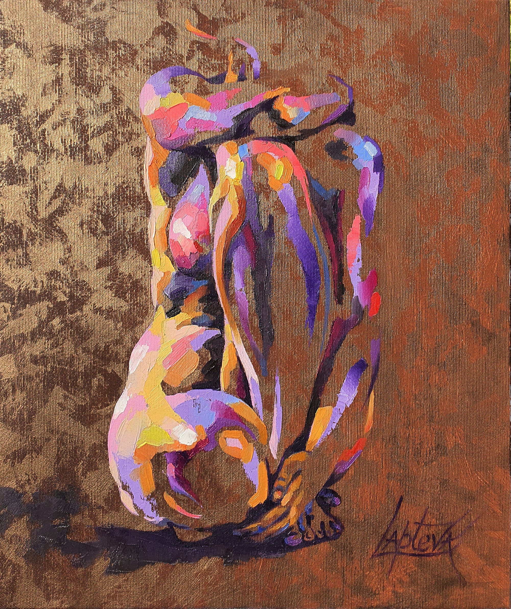 Sonne in mir Malerei Frau Akt Figur nackt figurative nackte - Etsy  Österreich