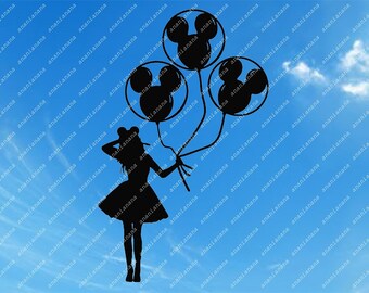 Download Mickey balloon svg | Etsy
