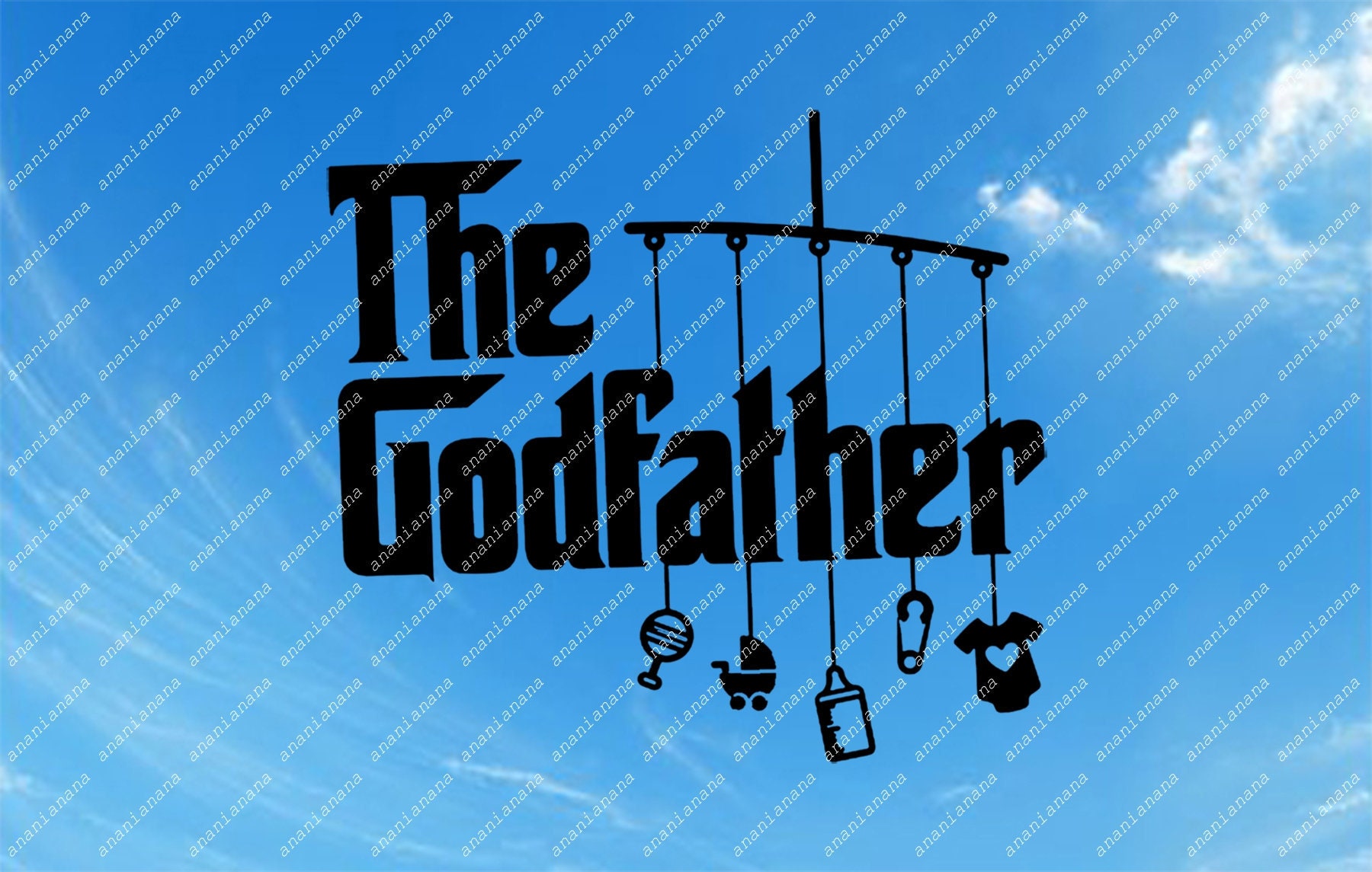 Download The Godfather Svg Files The Godfather Clipart Religious | Etsy