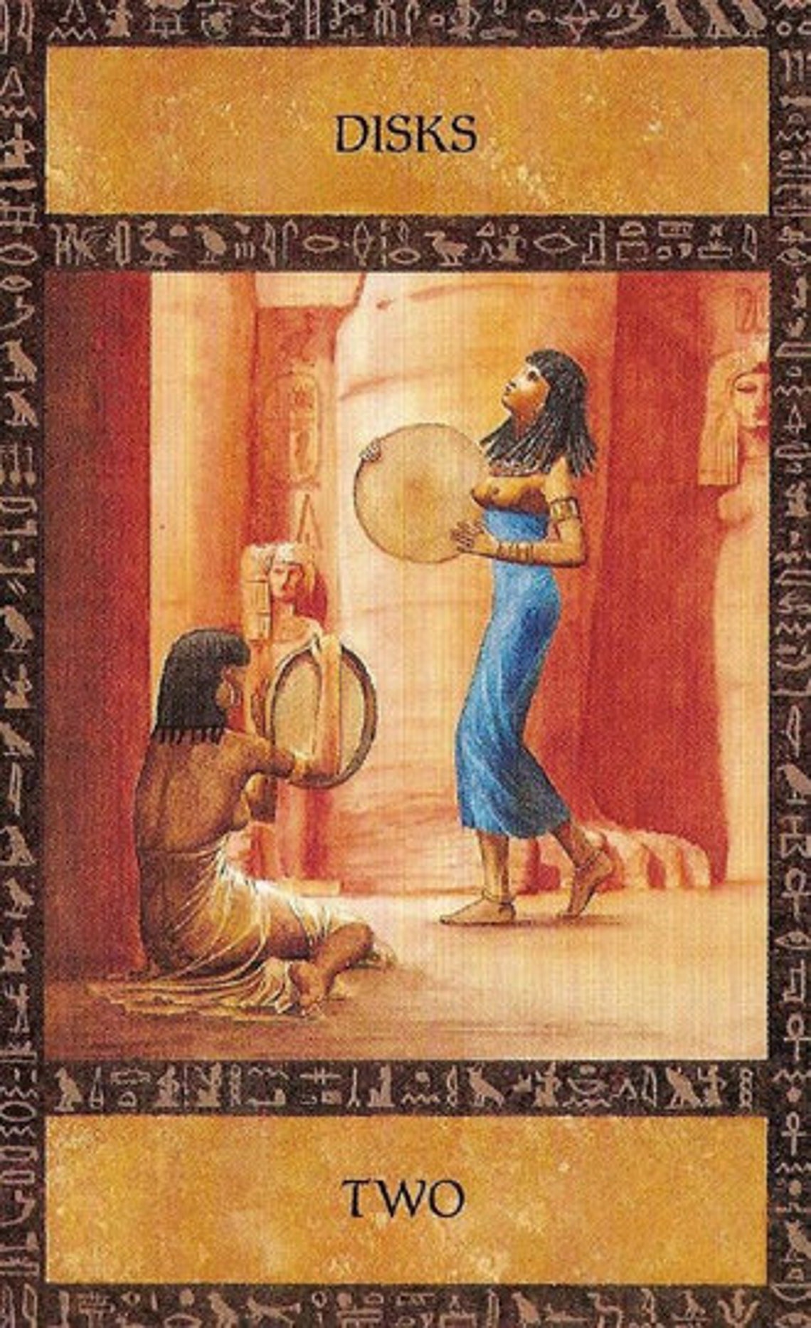 Tarot CardEgyptian Tarot Cards Printable Egyptian Tarot Card Etsy