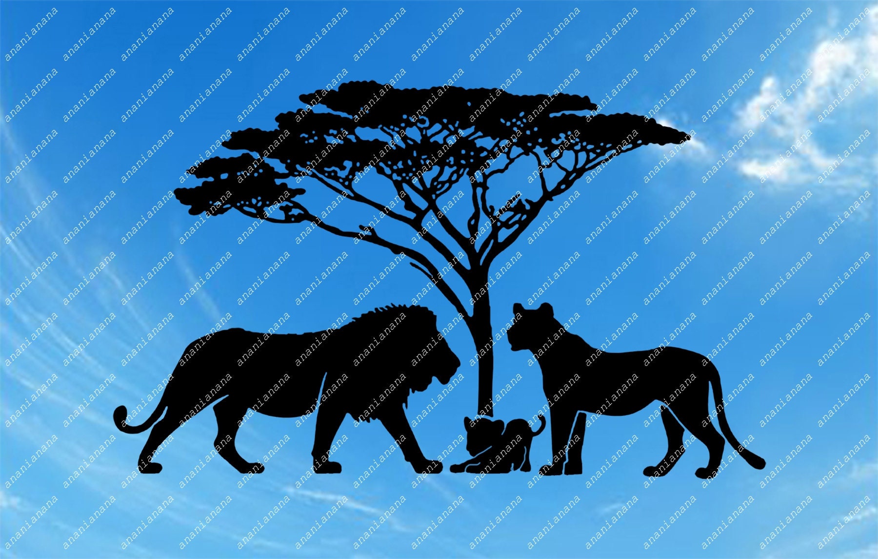 Free Free Lion Family Svg 411 SVG PNG EPS DXF File