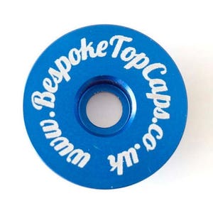 Personalised Headset Top Cap, Personalised Cycling Gift, Fathers Day Gift for Cyclists, Road Bike Gift, Cycling Fan Gift, Mountain Biking afbeelding 4