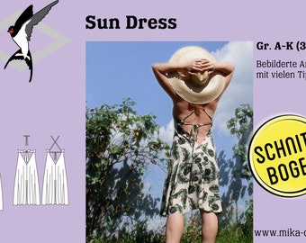 Sun Dress - Papier Schnittmuster Gr. 32-52