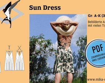 Sun Dress - PDF Schnittmuster Gr. 32-52