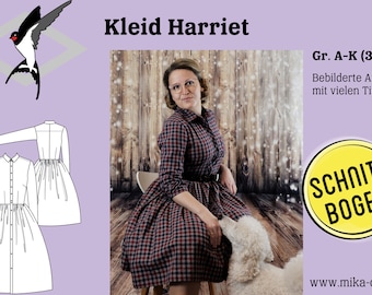 Kleid Harriet - Papier Schnittmuster Gr. 32-52