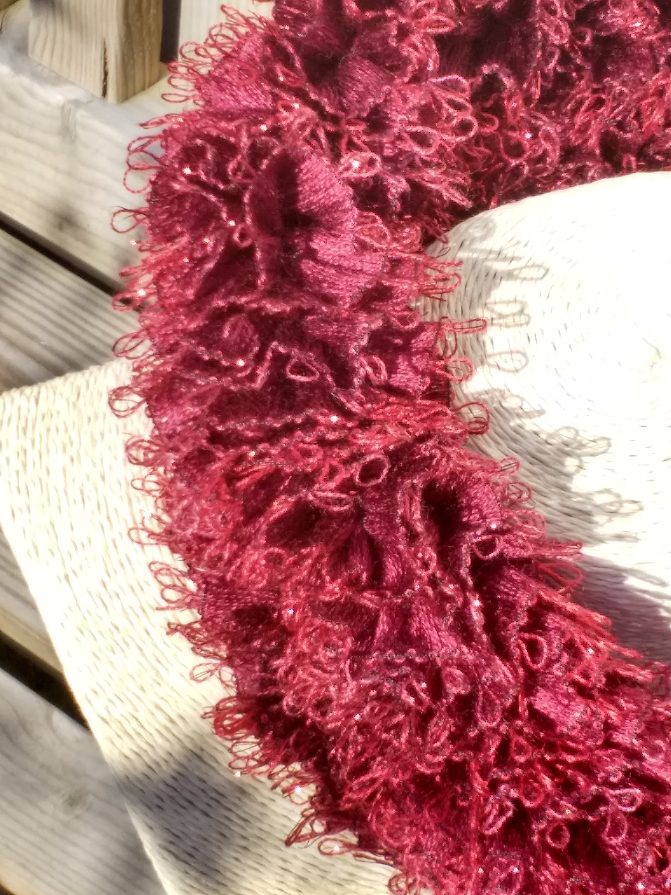 Knitted boa scarf stylish elegant scarf gift for her Etsy