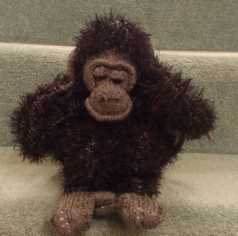 Gorilla Tea Cosy Posable Arms Knitted Tea Cosy Ape Tea Etsy UK