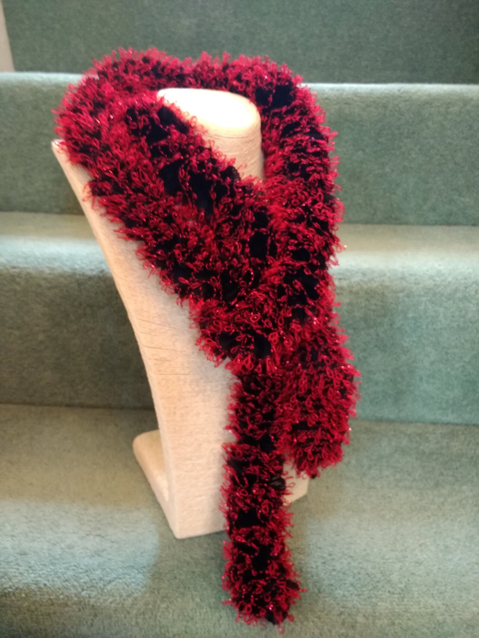 Choice of Two Knitted Boa Scarves, Stylish, Elegant Scarf, Gift for Her