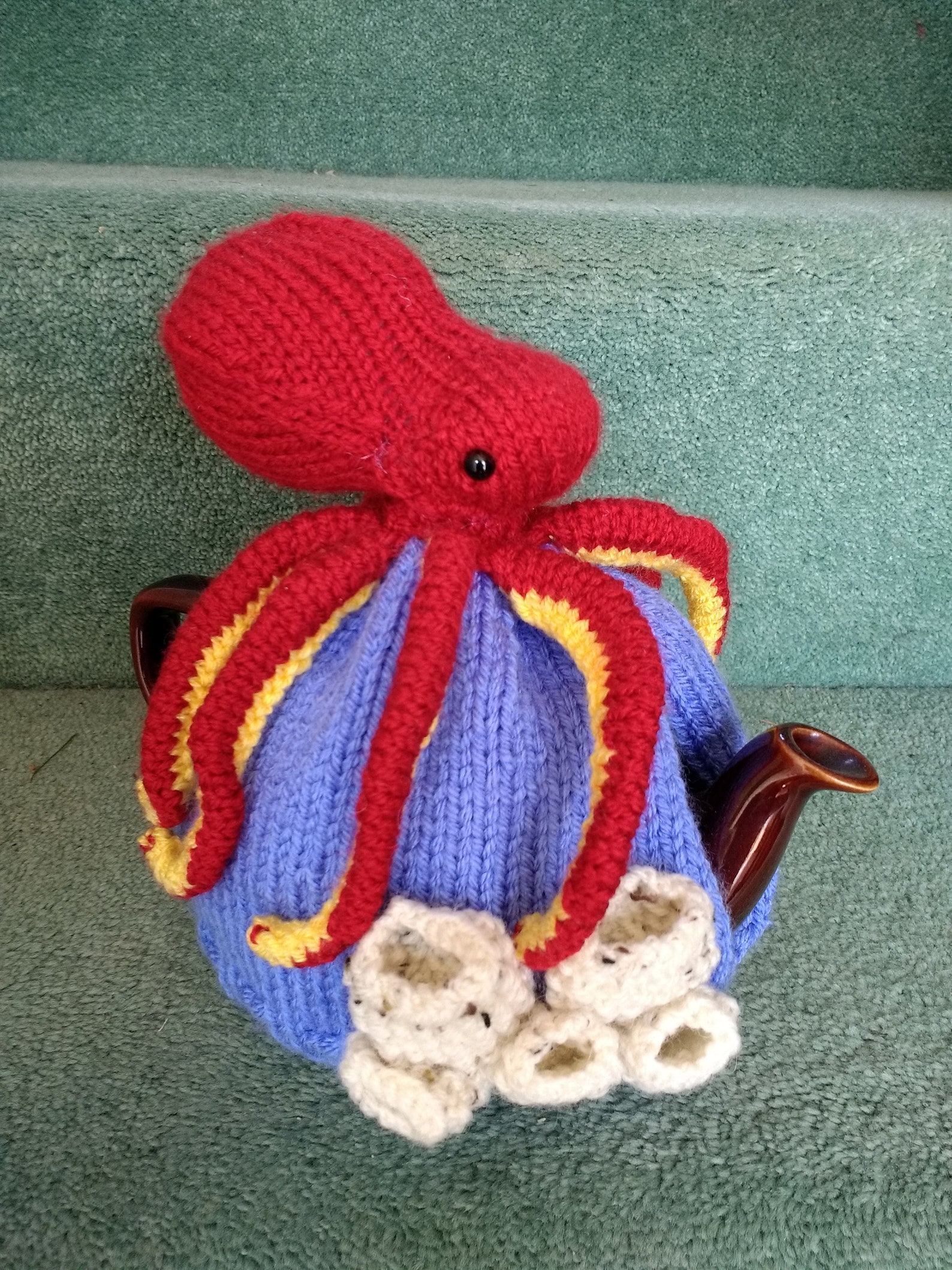 Octopus Tea Cosy, Handmade Knitted Tea Cosy Perfect for Gifts for the