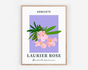 Affiche de Laurier Rose