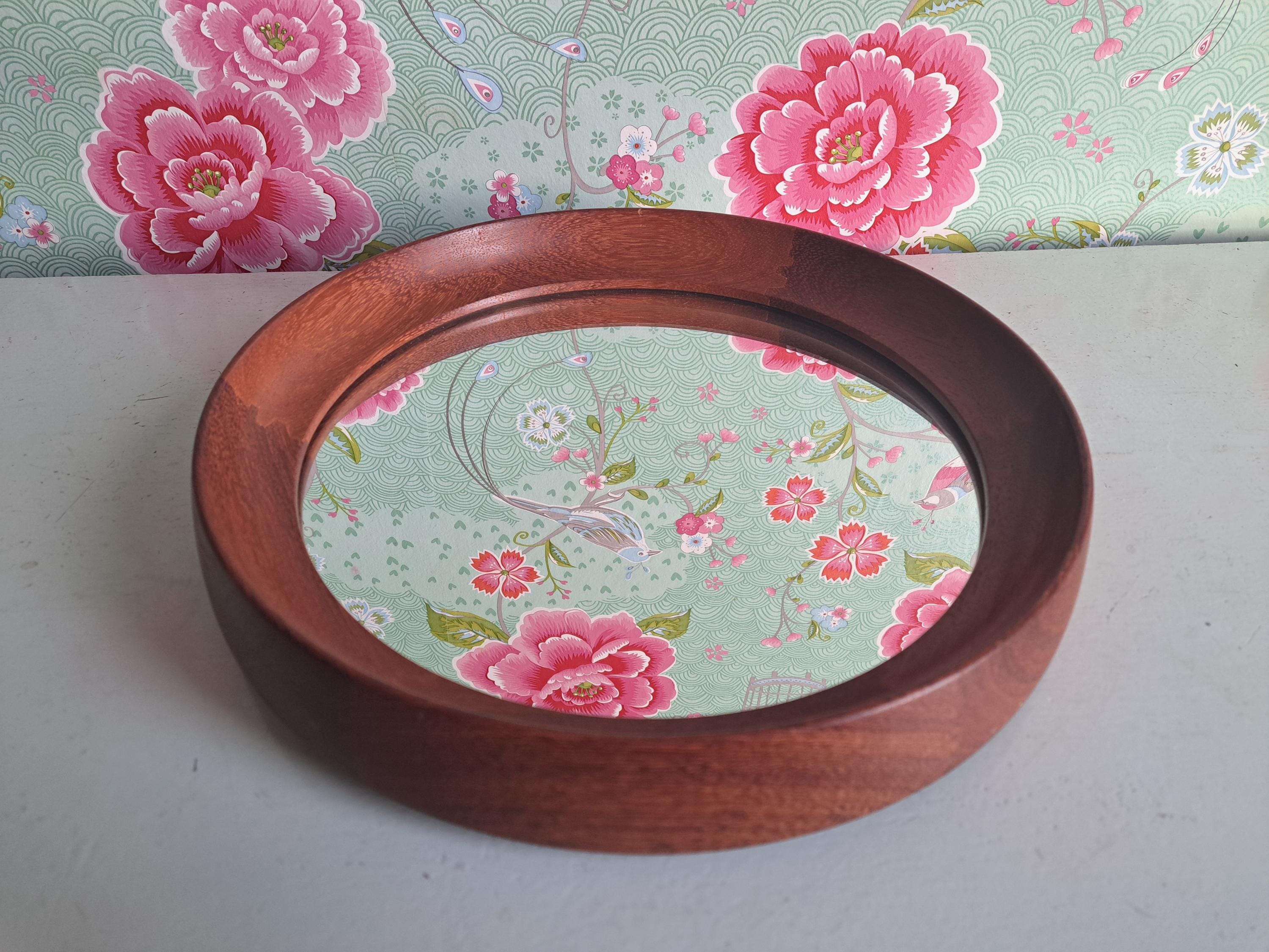 Vintage Wooden Swedish Design Mirror, 70s - Etsy