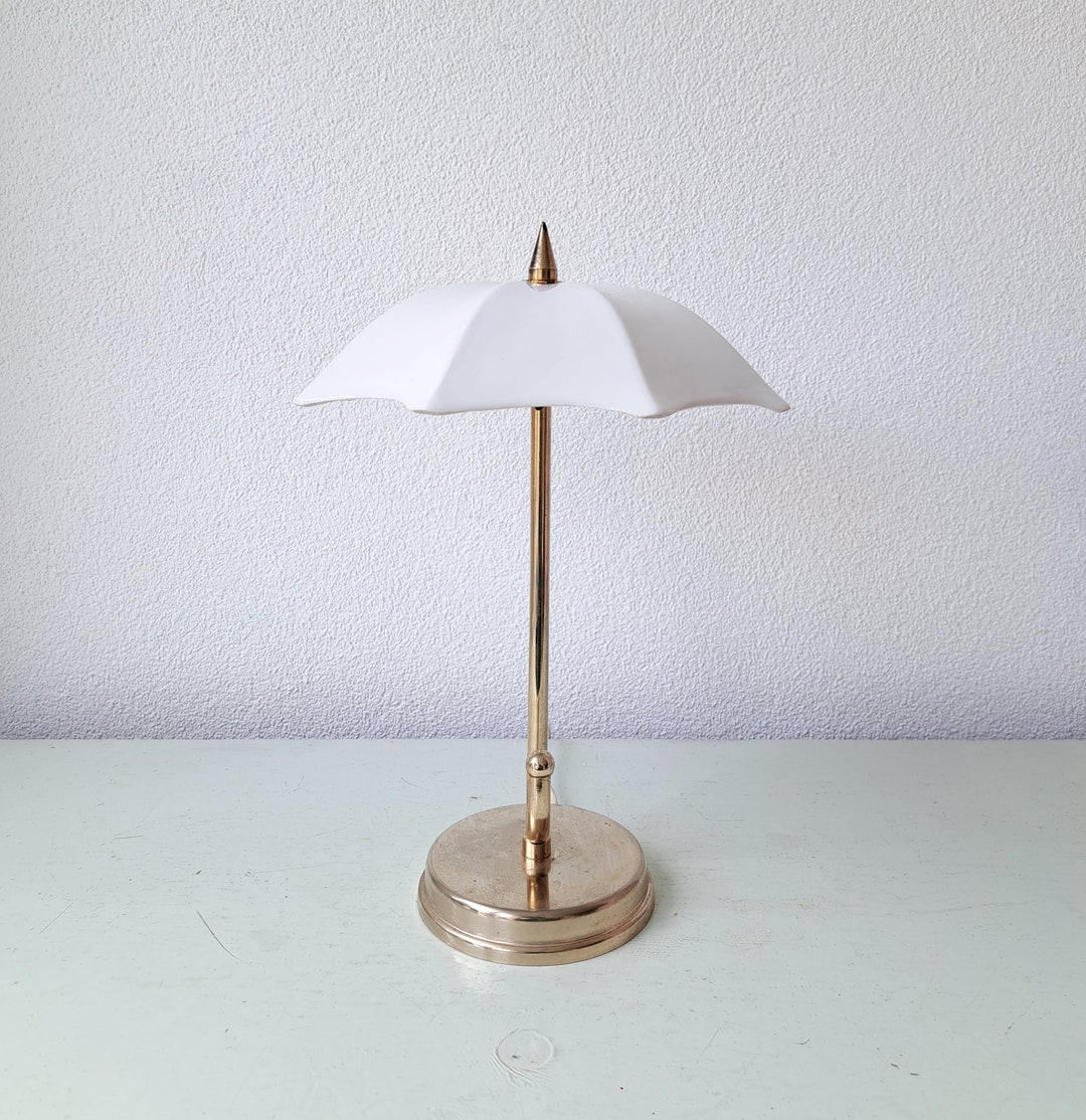 Very Nice Umbrella Table Lamp, 1980s - Etsy