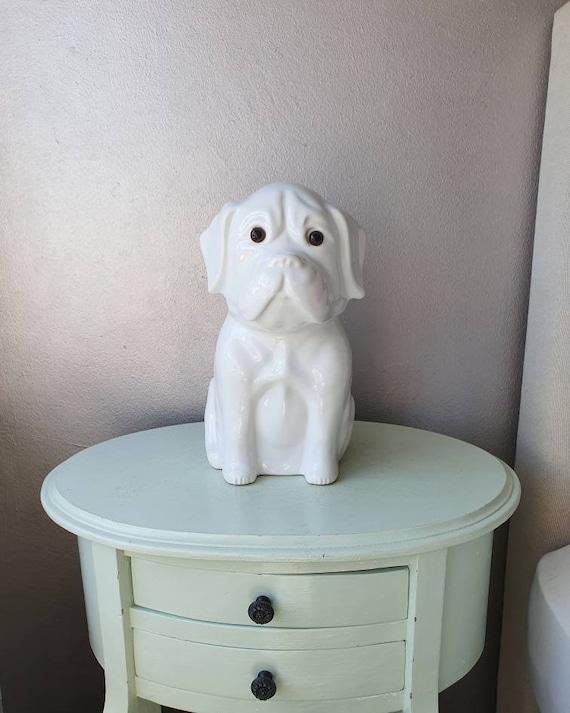 1980 年代のヴィンテージのセラミック犬の像 - Etsy 日本