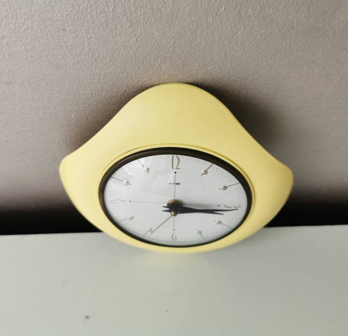 Vintage electric wall clock Metamec made in England 1970s Etsy