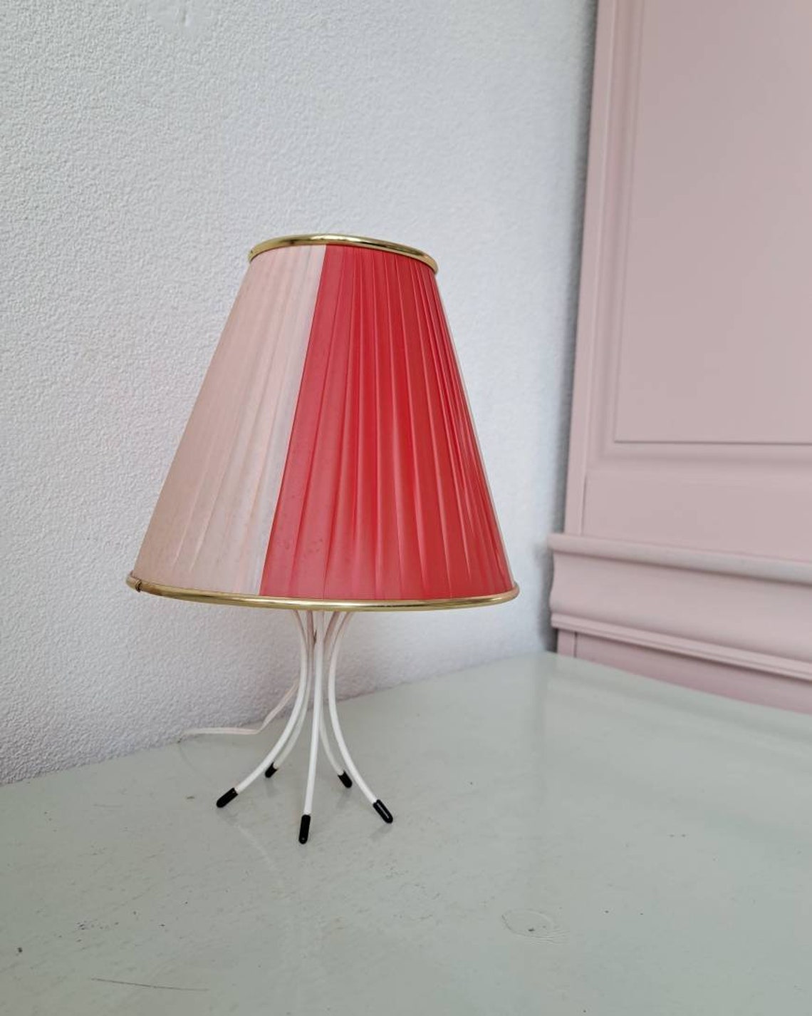 Hele mooie vintage tafellampje/nachtlampje, jaren 70, foto 3 di 5
