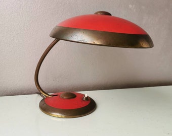 Vintage metal French table/desk lamp, 70s