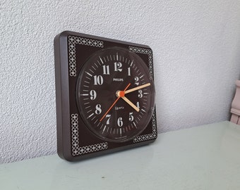希少　80s PHILIPS 掛時計　フィリップス　ヴィンテージ　西ドイツ製 非常に素晴らしいヴィンテージのフィリップス掛け時計、1980 年代