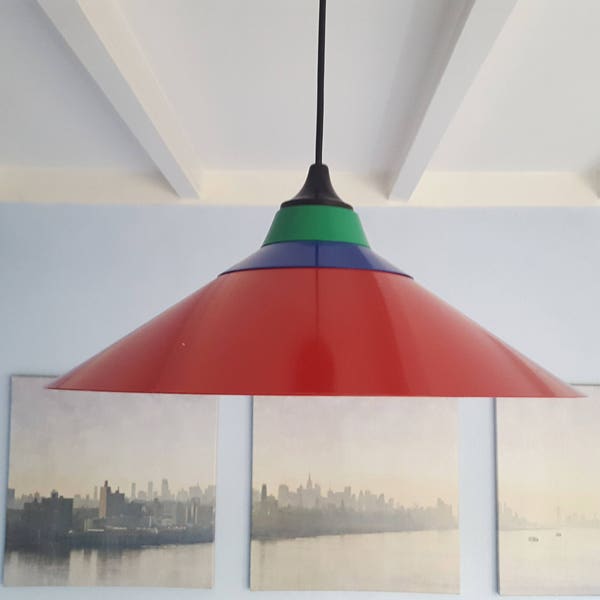 Retro pendant lamp Years 80 W.L.P. Germany