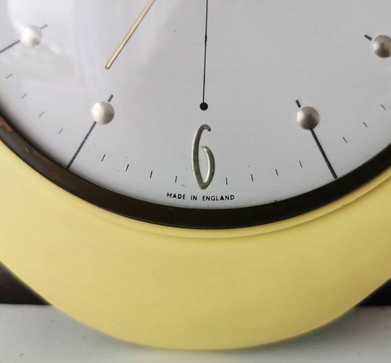 Vintage Electric Wall Clock Metamec Made in England 1970s Etsy