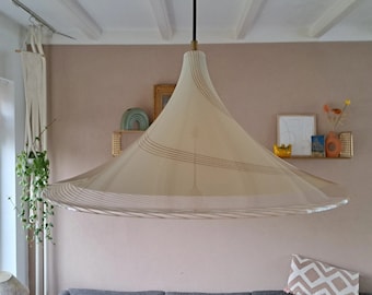 Beautiful vintage Hollywood Regency hanging lamp (witch's hat), 1970s