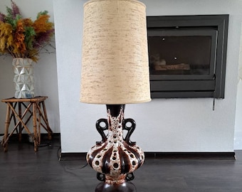 Vintage ceramic floor lamp, West Germany, 60s