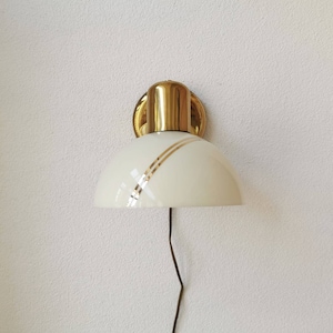 Lampada da parete di design vintage Hollywood Regency style, anni &#39;80