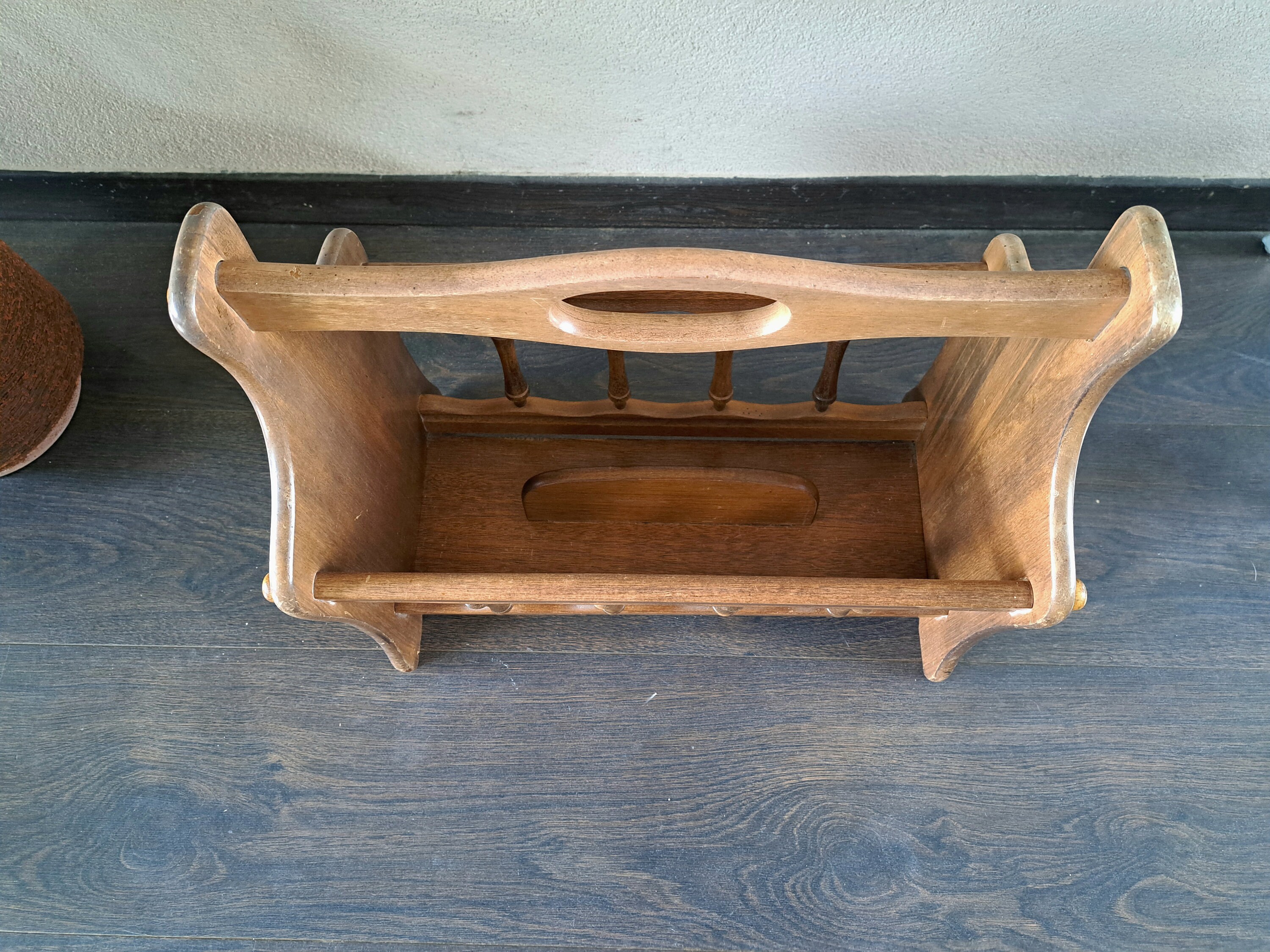 Beautiful Wooden Vintage Magazine Rack, 1970s - Etsy