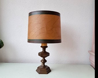 Very beautiful vintage metal table lamp, 70s