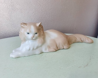 Vintage Porcelain figurine Kitty years 80