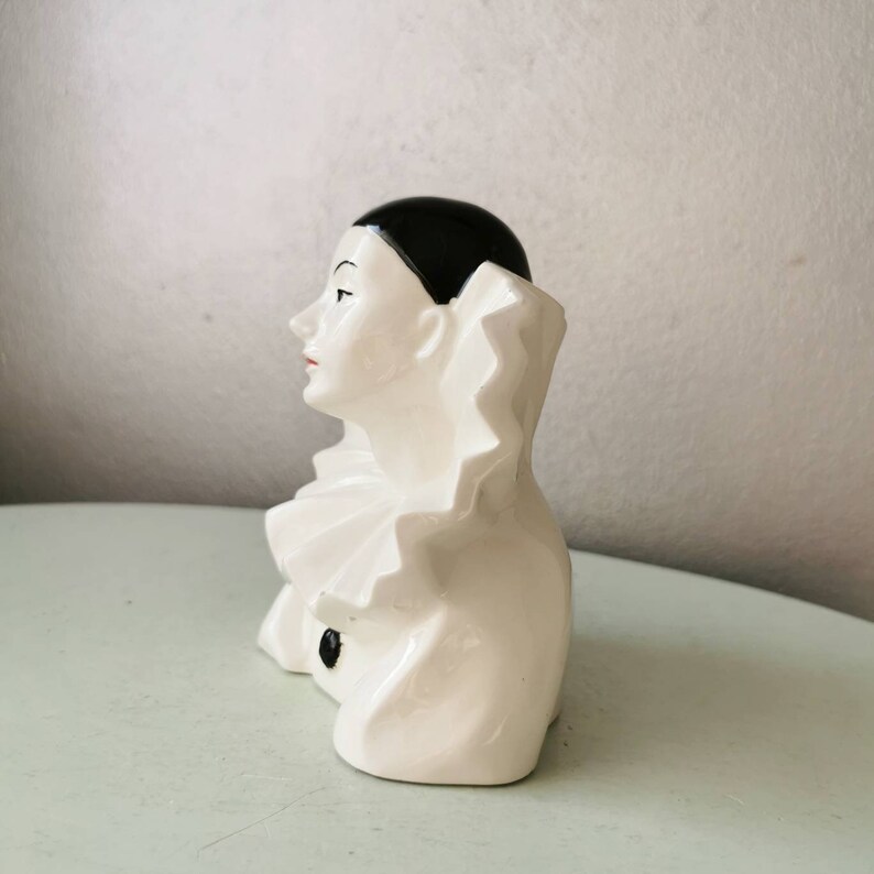 Set of 2 vintage porcelain figurines Pierrot years 70 image 10