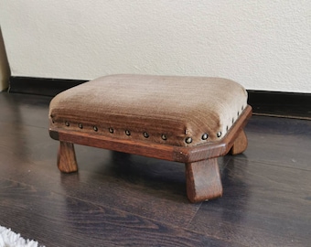 Vintage footstool from the 70s