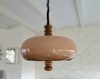 Super beautiful vintage design hanging lamp Dijkstra, 1970s