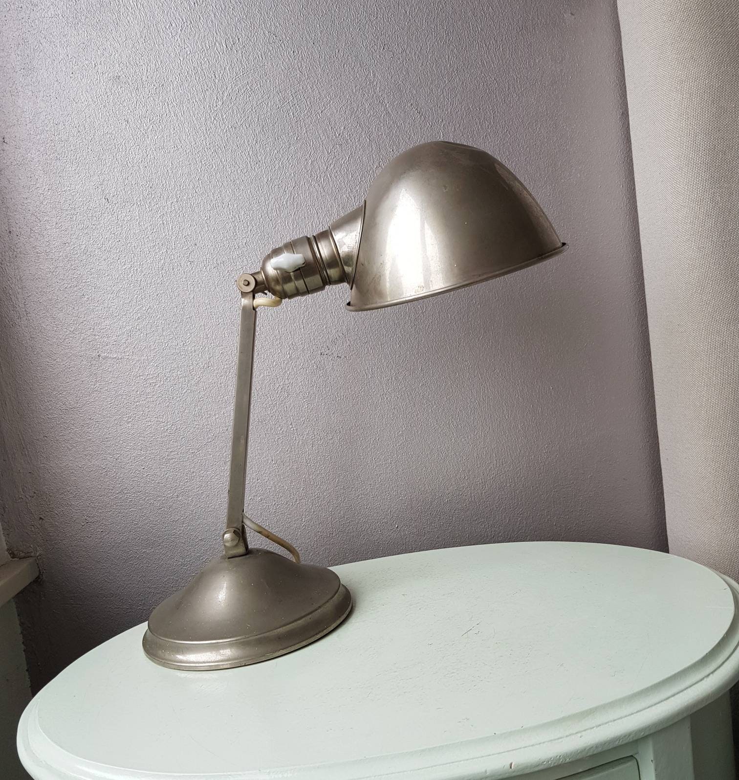 Art Deco Desk Lamp Years 30 Etsy